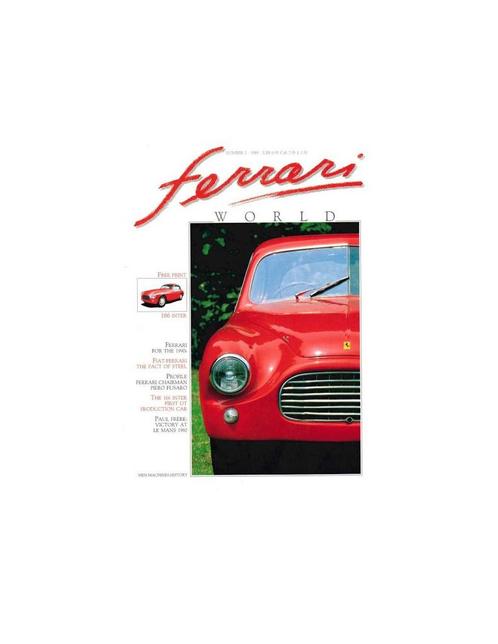 1989 FERRARI WORLD MAGAZINE 2 ENGELS, Boeken, Auto's | Folders en Tijdschriften