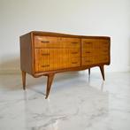 Ladekast - Hout, Glas, Messing, Esdoorn, Antiek en Kunst