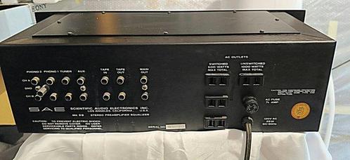 SAE - Égaliseur Mark IXB Préamplificateur à semi-conducteurs, Audio, Tv en Foto, Radio's