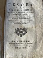 Giuseppe Corona - Tesoro di vari segreti e rimedi per sanare, Antiquités & Art