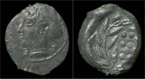 Ca 420-407ad Sicily Himera Ae hemilitron Brons, Timbres & Monnaies, Monnaies & Billets de banque | Collections, Envoi