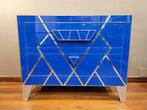 Martin Studio - Commode - Kristal - Blauwe Kristal Kast, Antiek en Kunst