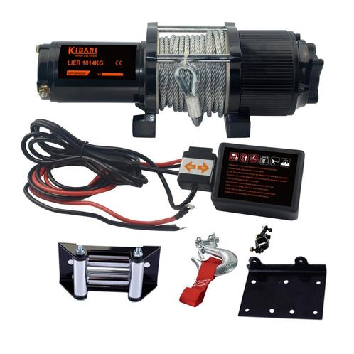 Kibani Elektrische Lier 12 V 1814 KG - Inclusief, Tuin en Terras, Hand-tuingereedschap, Nieuw