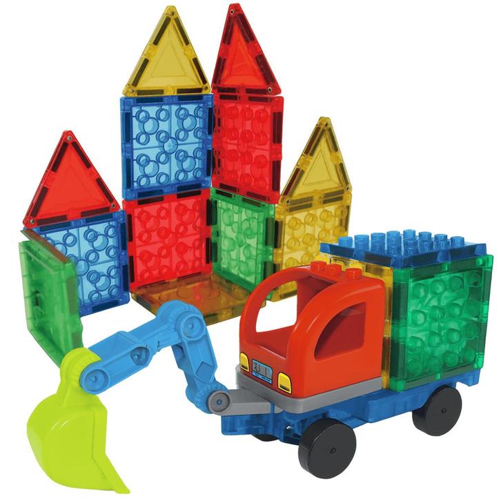 Auto voor magnetisch speelgoed - 26 onderdelen, Kinderen en Baby's, Speelgoed | Bouwstenen, Nieuw, Overige merken, Ophalen of Verzenden