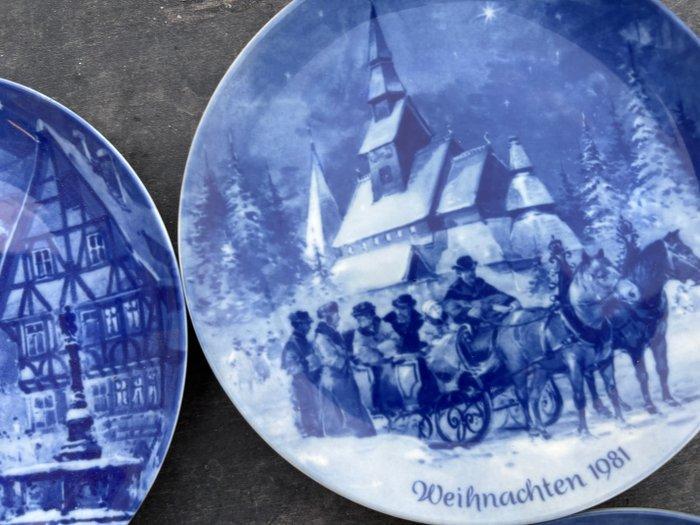 Berlin Design: jaar edities kerstborden 1980, 1981, 1982,, Diversen, Kerst