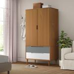 vidaXL Garde-robe MOLDE Marron 90x55x175 cm Bois massif, Verzenden, Neuf