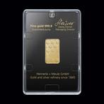 10 grammes - Or .999 - Heimerle + Meule - Scellé, Postzegels en Munten, Edelmetalen en Baren