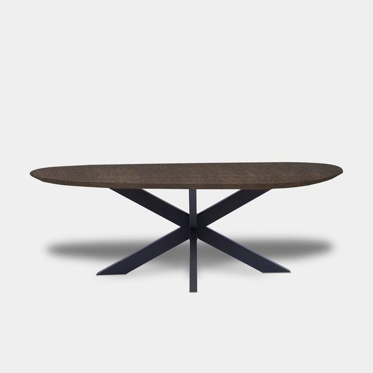 Tafel organisch eikenhout  Matrix  250x110, Huis en Inrichting, Tafels | Eettafels