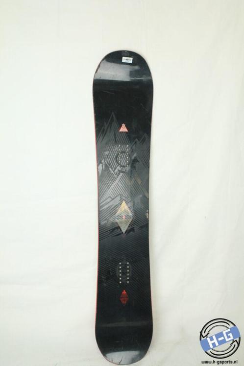 Refurbished - Snowboard - Nidecker Axis - 162, Sport en Fitness, Snowboarden, Board, Gebruikt, Ophalen of Verzenden