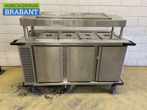 Établi réfrigéré mobile Rieber en acier inoxydable 3 portes, Zakelijke goederen, Horeca | Keukenapparatuur, Verzenden