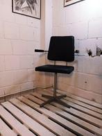 Chaise - Acier, Simili cuir, Bois