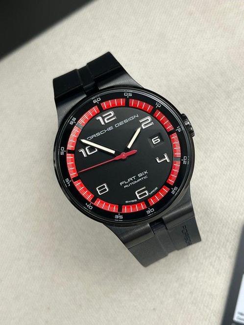 Porsche Design - Flat Six Automatic Date - P.635143441254 -, Handtassen en Accessoires, Horloges | Heren