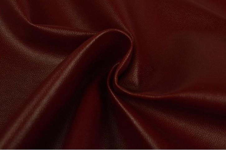 10 meter kunstleer - Bordeaux rood, Hobby en Vrije tijd, Stoffen en Lappen, 120 cm of meer, 200 cm of meer, Rood, Nieuw, Leer of Kunstleer