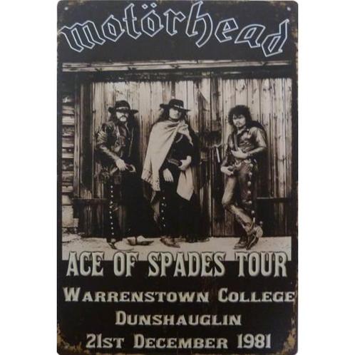 Wandbord reclamebord schild Motörhead Ace of Spades bord, Verzamelen, Retro, Huis en Inrichting, Verzenden