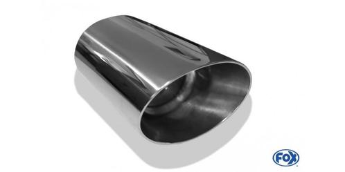 FOX Laseindstuk type 45 106 x 71 mm / lengte: 300 mm - ovaal, Auto-onderdelen, Uitlaatsystemen, Nieuw, Verzenden