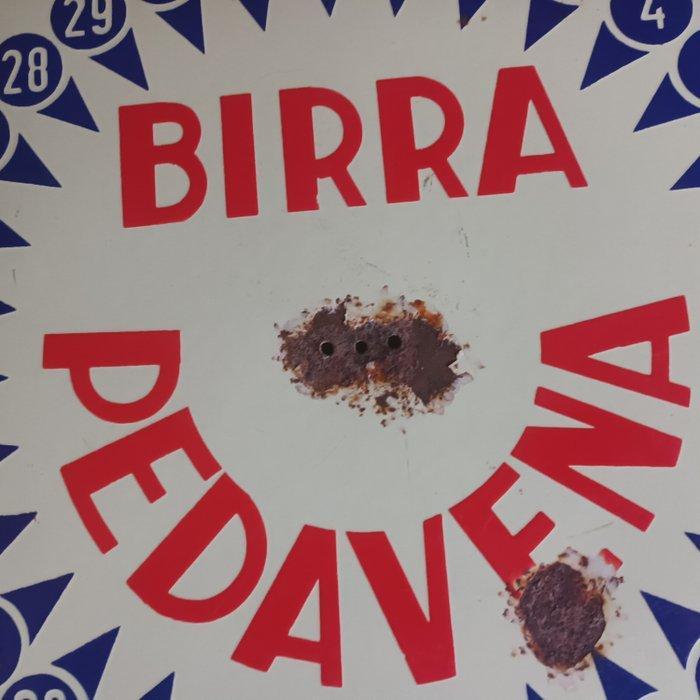 Birra Pedavena - Reclamebord - IJzer, Antiek en Kunst, Antiek | Wandborden en Tegels