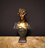 Barth - sculptuur, busto di nobildonna - 38 cm - Gebeiteld