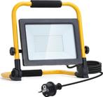 Aigostar LED Werklamp - Bouwlamp - IP44 - 50W - Geel, Verzenden, Nieuw