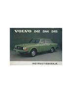 1975 VOLVO 242 244 245 INSTRUCTIEBOEKJE NEDERLANDS, Ophalen of Verzenden