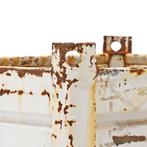 Gebruikte Stapelbak staal vaste constructie met vier, Ophalen of Verzenden