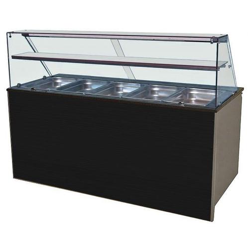 Gekoeld buffet voor 5x GN 1/1 met houten frontpaneel | 1800, Articles professionnels, Horeca | Équipement de cuisine, Envoi