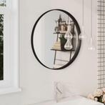 vidaXL Wandspiegel 60 cm zwart, Huis en Inrichting, Woonaccessoires | Spiegels, Verzenden, Nieuw