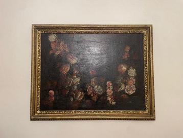 Scuola fiamminga (XVII-XVIII) - Composizione floreale in