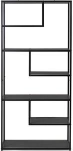 2dekans | Lifa Living - Open Wandkast Saint-Tropez - Zwart -, Huis en Inrichting, Ophalen of Verzenden, Nieuw