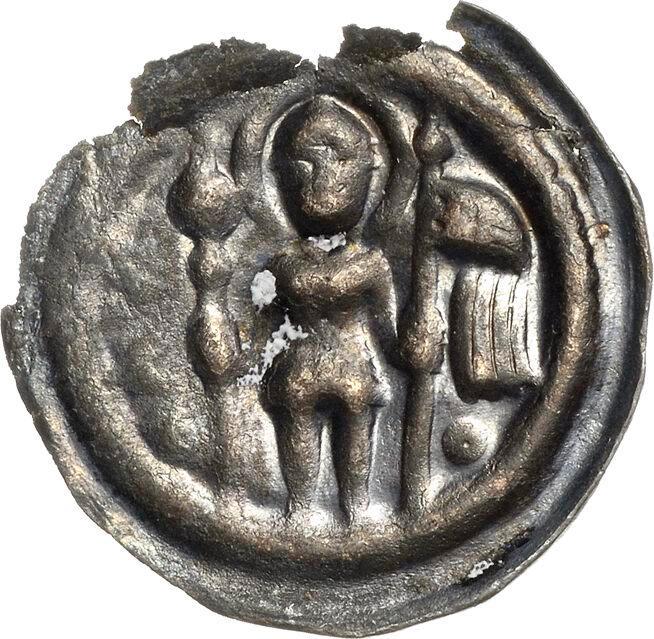 Brakteat Magdeburg, Erzbistum Anonym (2 Haelfte 13 Jahrhu..., Timbres & Monnaies, Monnaies | Europe | Monnaies non-euro, Envoi