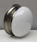 Plafondlamp - Vernikkeld messing, Opaline glas - Art Deco, Antiek en Kunst