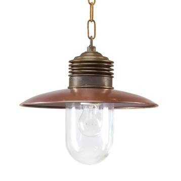 Industriële lampen Hanglamp Ampère Brons/Koper, Huis en Inrichting, Lampen | Hanglampen, Verzenden, Klassiek, Overige materialen