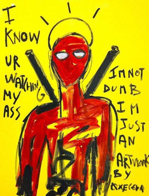 0xec6d0 (XX-XXI) - Deadpool N°2 of 13 - Marvel & DC Series -, Antiek en Kunst, Kunst | Schilderijen | Modern