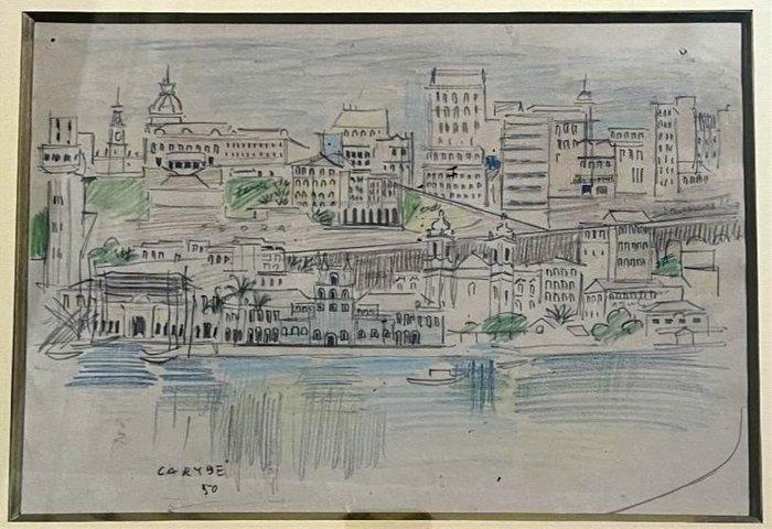 Hector Carybé (1911-1997) - Paisagem (Landscape), Antiquités & Art, Art | Peinture | Moderne