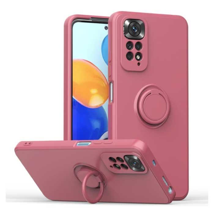 Xiaomi Mi 11 Ultra Hoesje met Ring Kickstand en Magneet -, Telecommunicatie, Mobiele telefoons | Hoesjes en Screenprotectors | Overige merken
