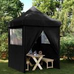vidaXL Partytent Zwart 200 x 200 x 306 cm Oxford Stof, Verzenden, Nieuw