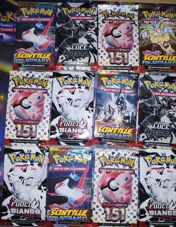 Pokémon - 15 Blister pack - 15 Bustine 151/Scintille beschikbaar voor biedingen