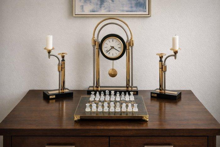 Hel.... - Schaakspel - Schaakspel met bijbehorende, Antiquités & Art, Curiosités & Brocante