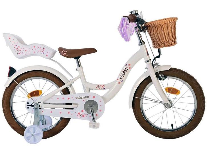 Volare Blossom - Kinderfiets - 16 inch - Wit, Fietsen en Brommers, Fietsen | Kinderfietsjes, Zo goed als nieuw, Verzenden
