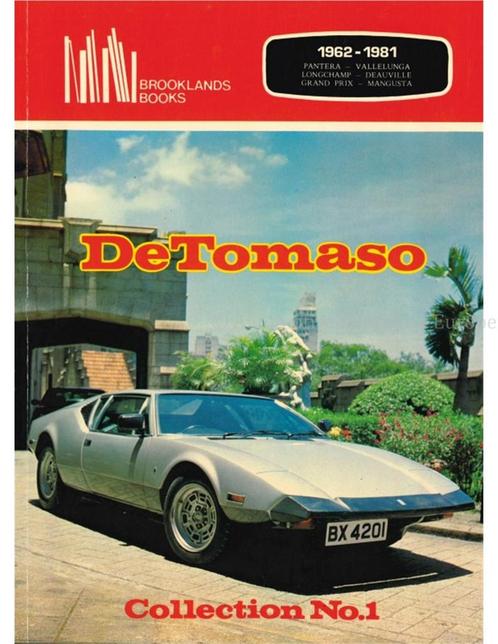 DE TOMASO 1962-1981 ( BROOKLANDS, COLLECTION No.1)), Livres, Autos | Livres