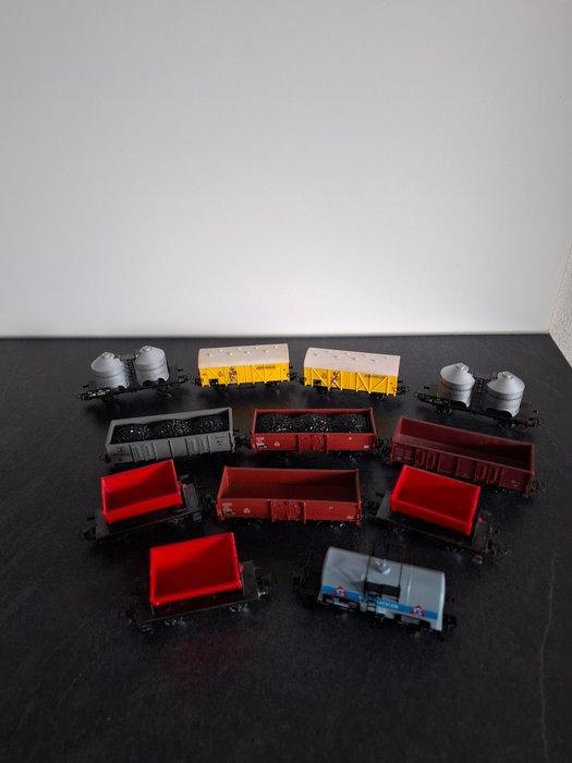 Märklin H0 - Modeltrein goederenwagon (12) - Set van, Hobby en Vrije tijd, Modeltreinen | H0