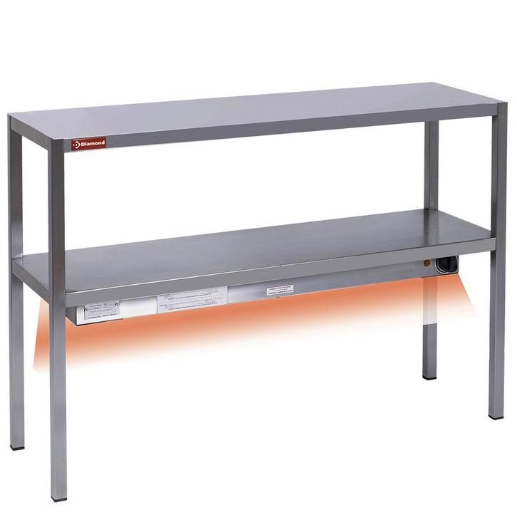 Chefrek | Verwarmd | 2 Niveaus | 230V | 2000x300x700(h)mm, Zakelijke goederen, Horeca | Keukenapparatuur, Nieuw in verpakking