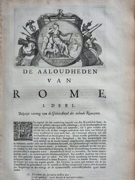 Italië - Roma; Nicolas Sanson (1600/ 1667) - François Halma., Boeken, Atlassen en Landkaarten