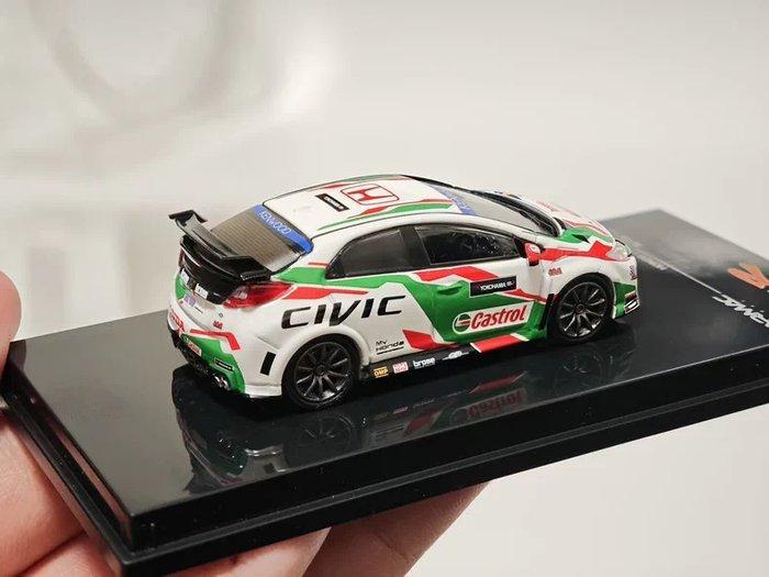 Tarmac 1:64 - Modelauto - Honda Civic Type R FK2 WTCC Livery, Hobby en Vrije tijd, Modelauto's | 1:5 tot 1:12