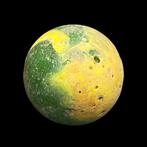 Post-médiéval super vert-jaune Marbre de couleur très rare -