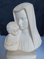 Beeld - Maria met kind - 25 cm - Albast - 1960-1970, Antiek en Kunst