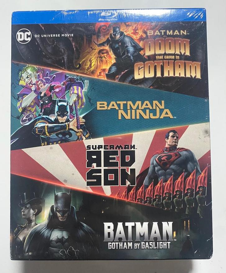 DC UNIVERSE ANIMATION MOVIE BOX: BATAM:THE DOOM THAT CAME TO, CD & DVD, Blu-ray