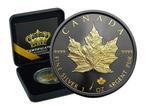 Canada. 5 Dollars 2024 Maple Leaf - Gold Black Empire, Postzegels en Munten
