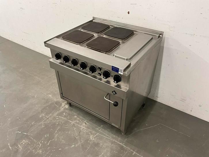 MKN Elektrisch fornuis 4-pits met oven, Zakelijke goederen, Horeca | Keukenapparatuur, Nieuw in verpakking, Fornuis, Frituur en Grillen
