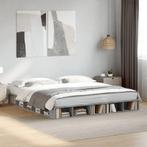 vidaXL Bedframe bewerkt hout betongrijs 180x200 cm, Huis en Inrichting, Slaapkamer | Bedden, Verzenden, Nieuw