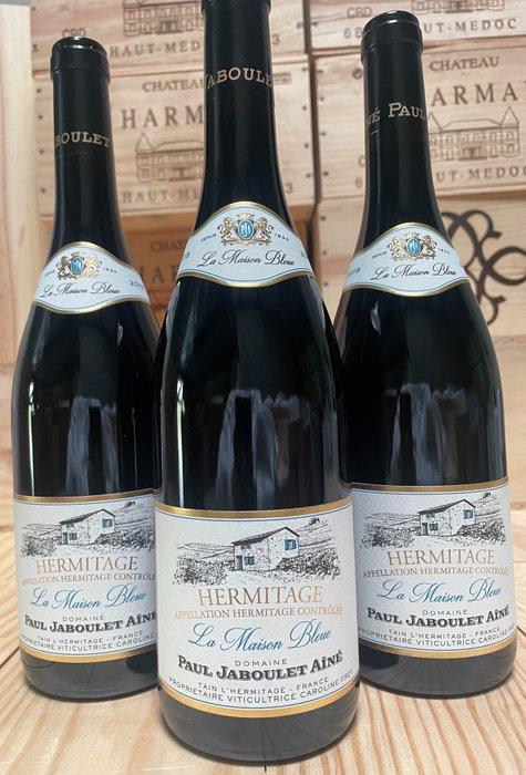 2019 Hermitage Jaboulet La maison Bleue - Hermitage - 3, Collections, Vins